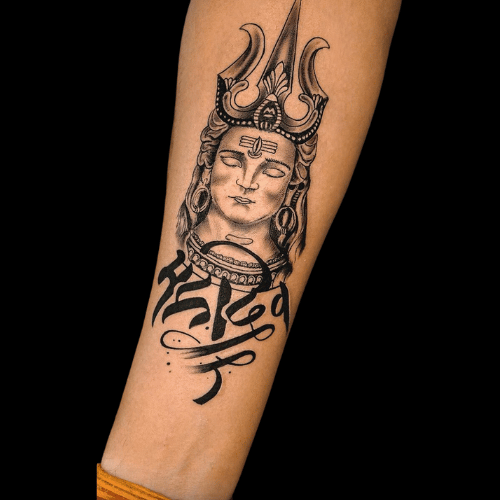 Mahadev Meditation Tattoo