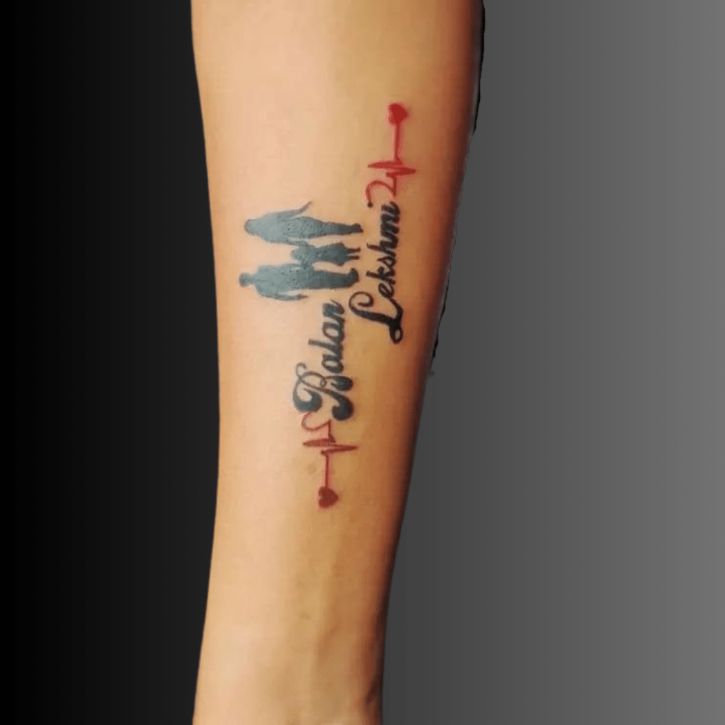 Parents Name Tattoo