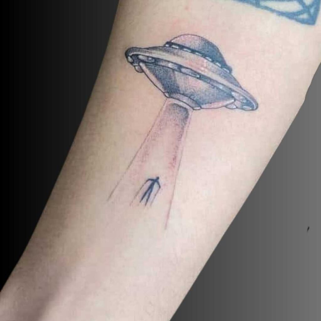 Alien Hieroglyphics Tattoo
